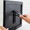 M&T Displays Opti Frame 8.5 in. X 11 in.  Poster Size 1 in. Black Color Profile, Mitred Corner, w/Back Support UCP255B181x2990 - alternate 3